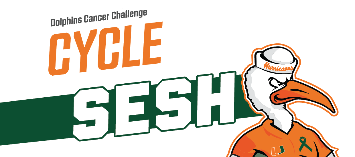 Dolphins Challenge Cancer Cycle Sesh [logo]