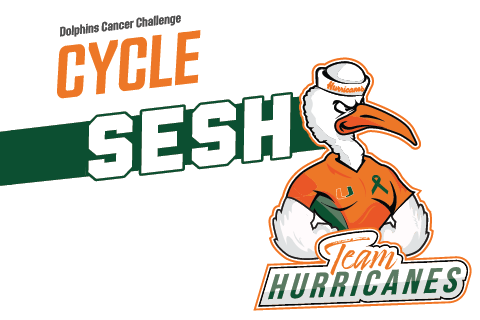 Dolphins Challenge Cancer Cycle Sesh [logo